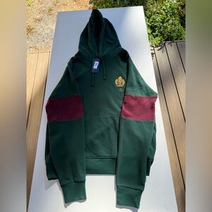 Polo by Ralph Lauren Teal Polo Shirt with Gold and Blue Emblem